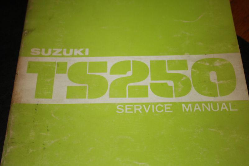 Nos suzuki ts250 service manual 99000