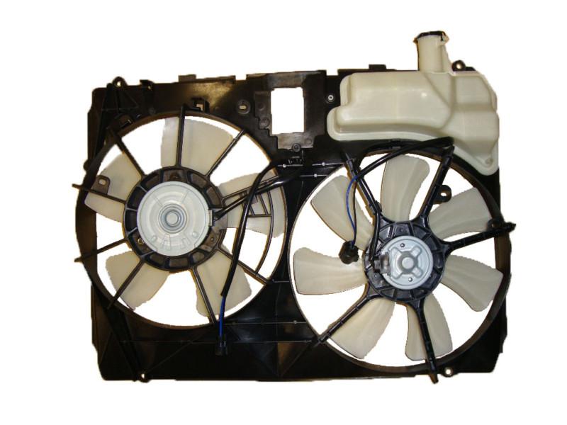 04-06 rx330 radiator & a/c fan assembly dual fan