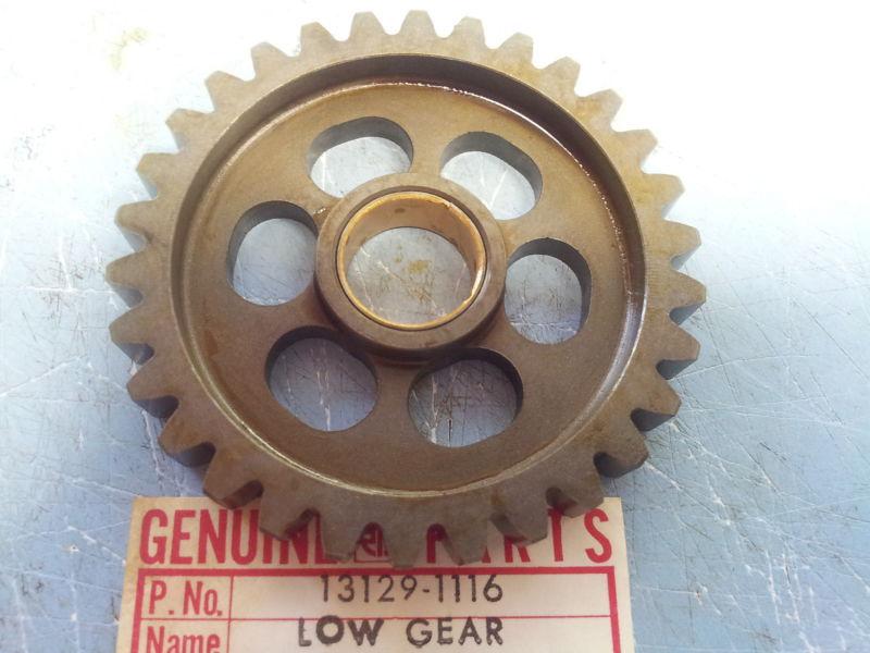 Kawasaki kx250 a 1978-1979 low drive gear output 13129-1116 nos