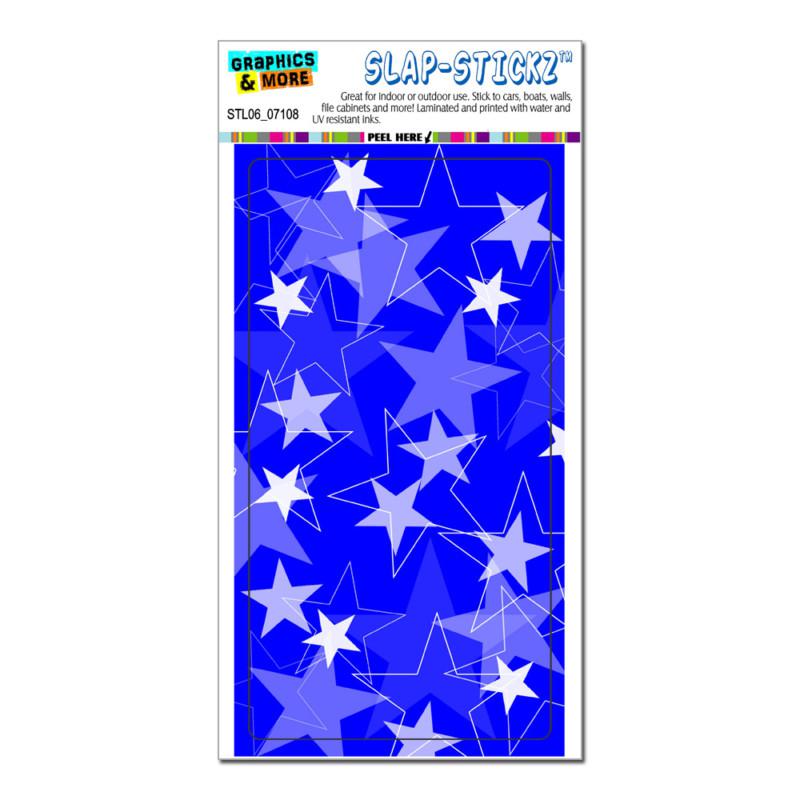 Stars blue - slap-stickz™ automotive car window locker bumper sticker