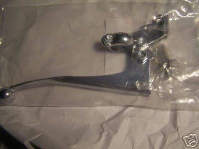 Triumph bsa norton  chrome  brake lever 7/8" handle bar, free ship to usa stk102