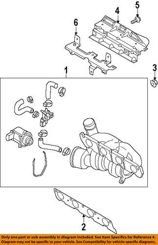 Volkswagen oem n90894601 manifold-exhaust-exhaust manifold lock nut