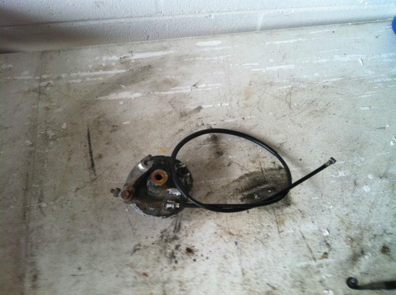 1999 yamaha pw 50 front brake assembly caliper and cable