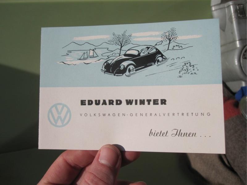 Vw 1950 erduard winter berlin ad split bug beetle kdf wagen oval zwitter ovali 