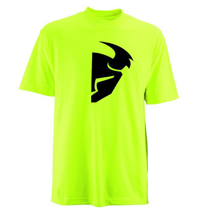 Thor 2013 don saftey neon green tee short sleeve shirt m medium new