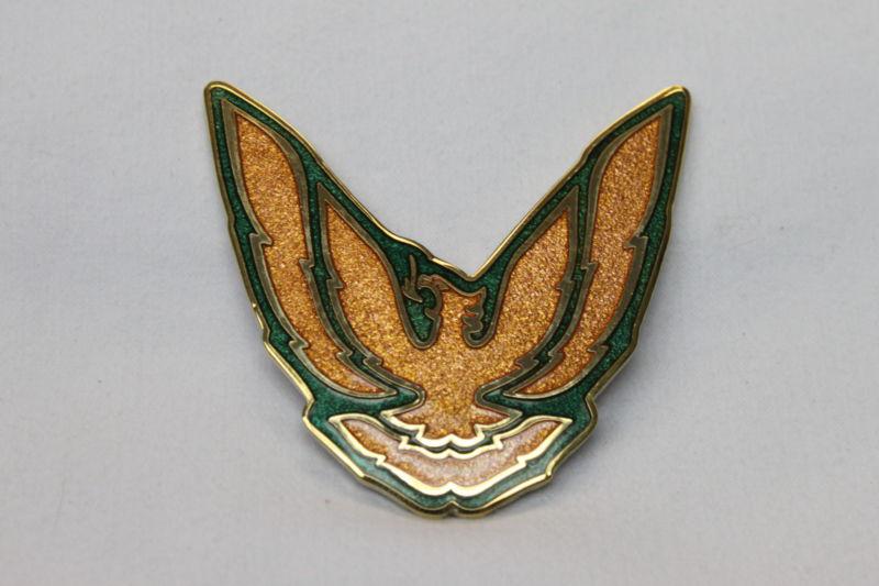 1992 trans am gta dark green sail panel bird emblem new