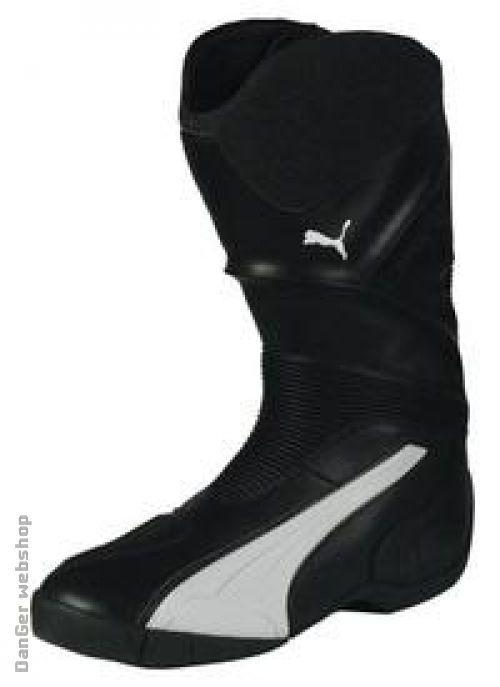 Puma super ride motorcycle boots, black-white line, last pairs in stock, new!!!