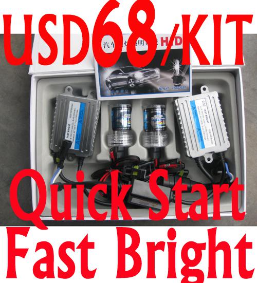 Ac quick start headlight hid xenon kit 55w  h1 h7  h3 9006 881 hb3 d2h h8 h9 h16