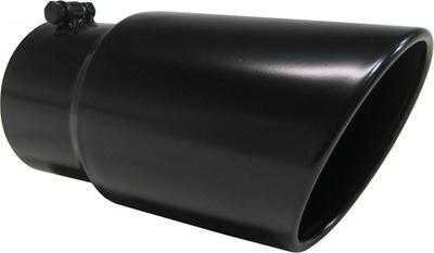 Mbrp exhaust tip 5" inlet bolt-on 6" outlet black t5125blk