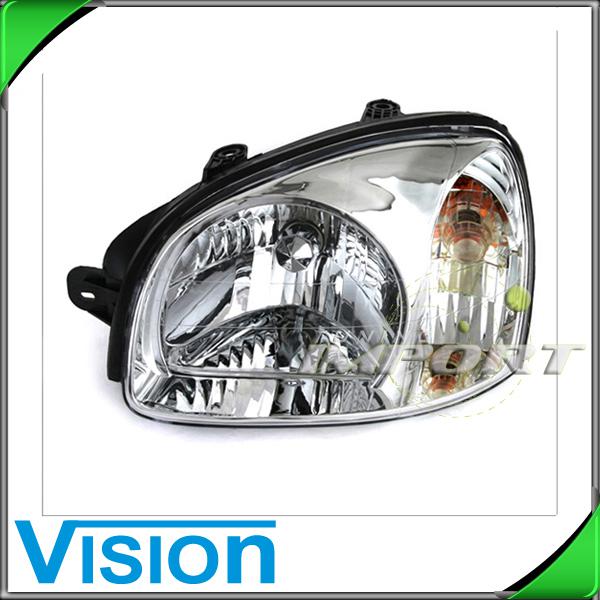 Driver side left l/h headlight lamp assembly new fit 2003-2006 hyundai santa fe