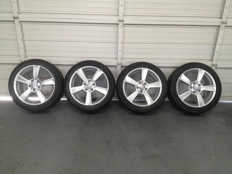 2011 mercedes c300 c350 17" genuine oem factory take off wheels rims tires 