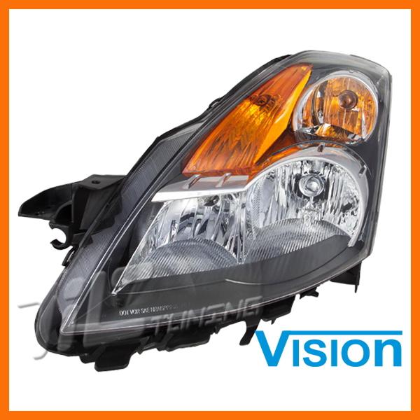 07-09 altima 4dr headlamp halogen ni2502166 head light assembly amber refl left