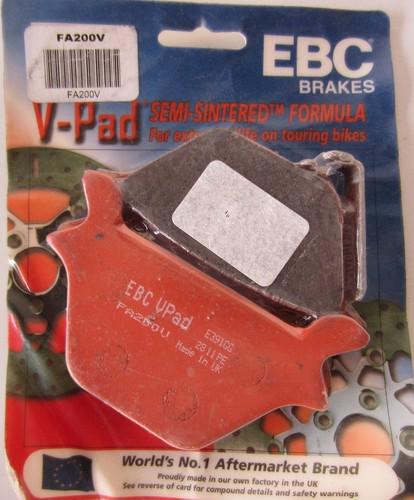 Ebc fa200v semi-sintered brake pads semi sintered v-brake harley davison new