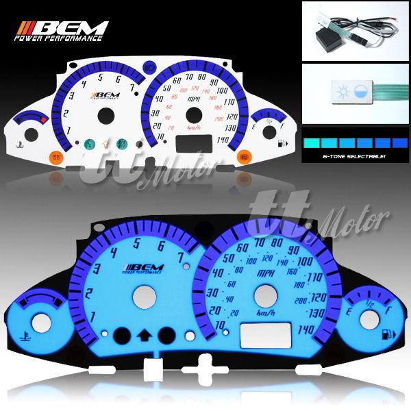 Deal bem 2000 2001 2002 2003 2004 2005 ford focus glow gauge white face inverter