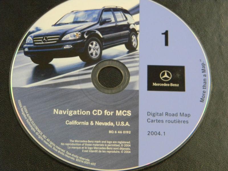 Mercedes benz ml navigation nav dvd rom  oem s0014-0001-402 bq 6460192