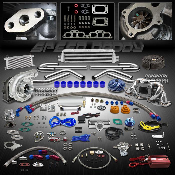 T04 19p t3/t4 turbo kit+manifold+intercooler 89-98 nissan 240sx s13/s14 sr20-det