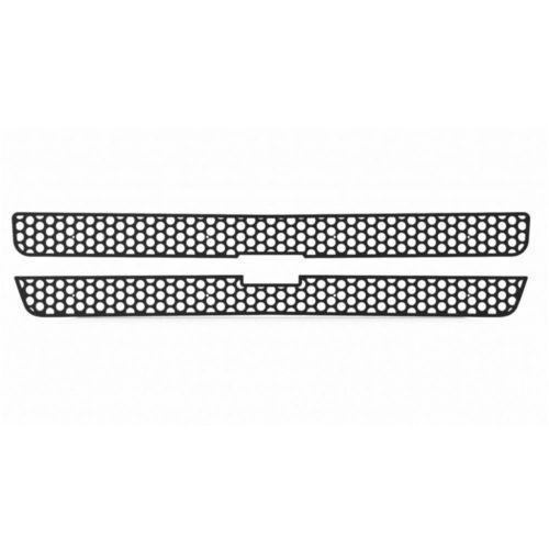 Chevy silverado ld 01-02 circle punch black powdercoat truck grill add-on