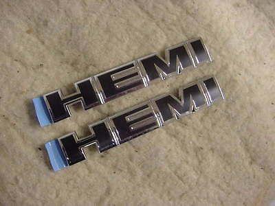 Dodge models new h-e-m-i script emblems