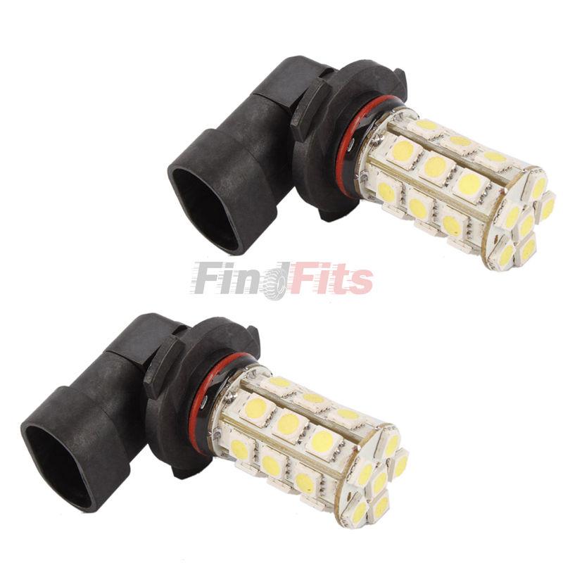 New 2pcs 27 led smd 5050 fog day light lamp car white bulbs h10 9005 hb3