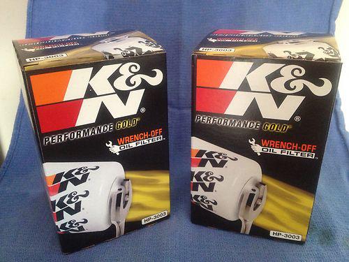 K&n filters hp premium replacement oil filter - hp 3003. lot of 2