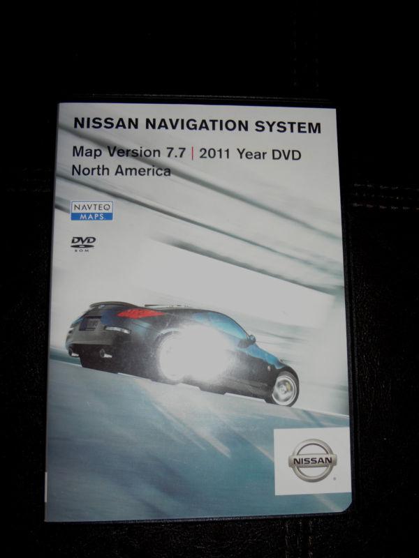 Nissan/infiniti navigation system map version 7.7 2011 year dvd-north america