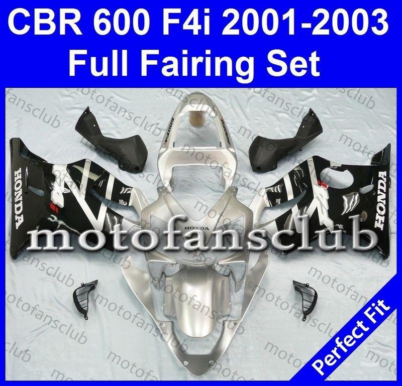 Fit honda cbr600f4i 01 02 03 cbr600 f4i 600f 2001 2002 2003 fairing kit #17 c