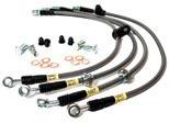 Bmw e36 m3 95-99 stoptech front and rear stainless steel ss brake lines set