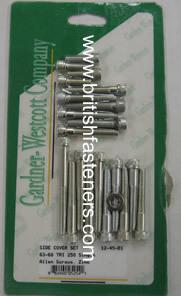 Gardner westcott triumph engine casing kit 63-68 250cc single cylinder  12-45-01