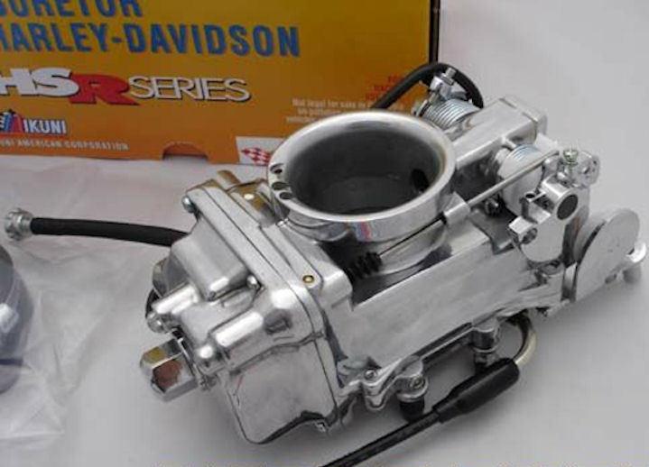 Mikuni hsr 42mm polished carb carburetor 90-2006 harley softail dyna touring fxr