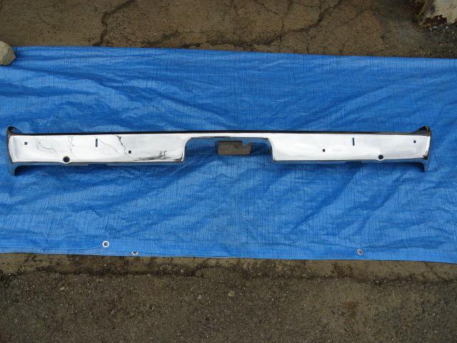 1973 plymouth satellite 4 door rear  bumper  ( plated )