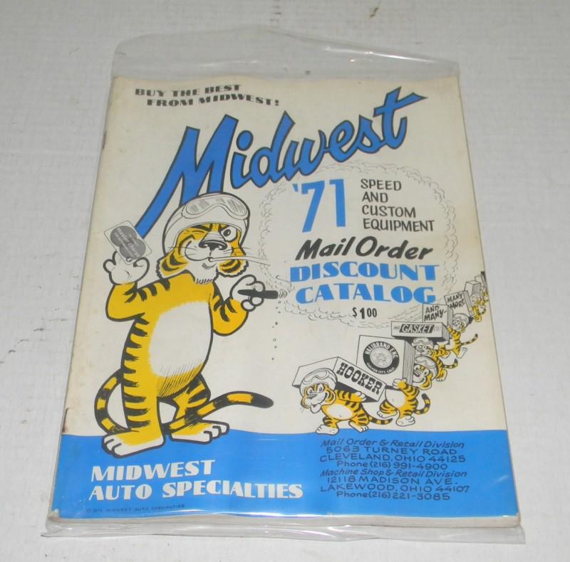 Midwest auto specialties catalog 1971 very good condition no reserve