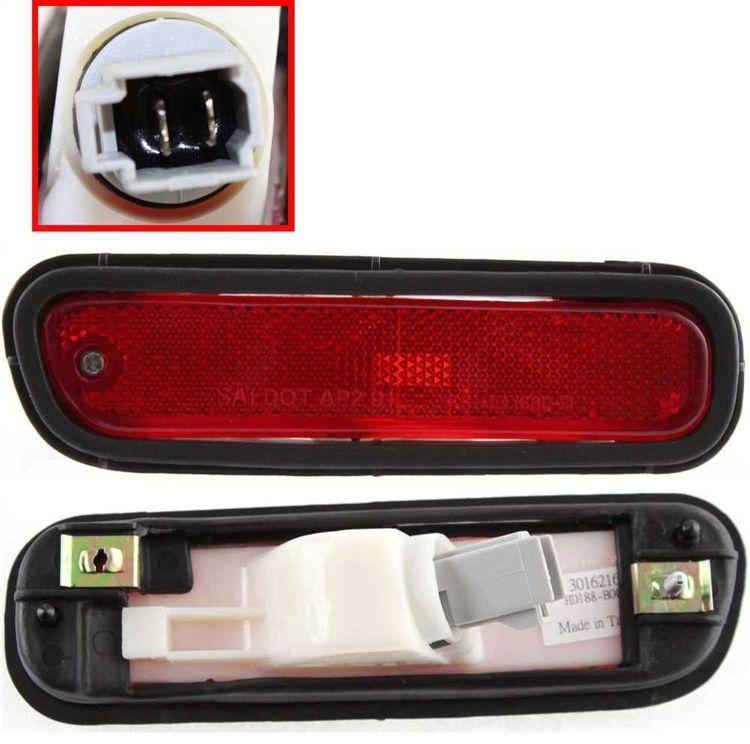 Side marker light lamp assembly passenger's right side