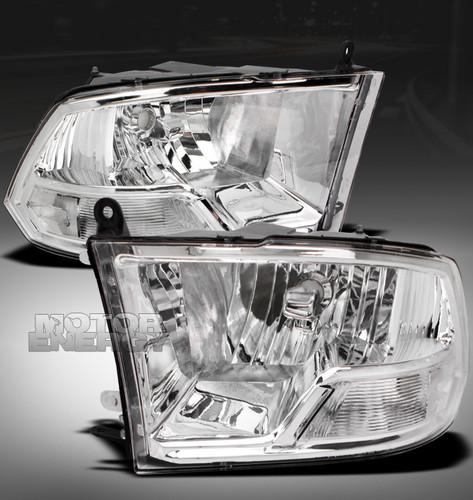 2009-2012 dodge ram truck crystal headlights w/hid 50w 2010 2011 1500 2500 3500