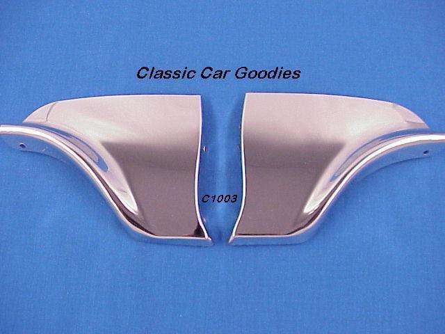 1963 chevy ss fender skirt scuff pads impala belair