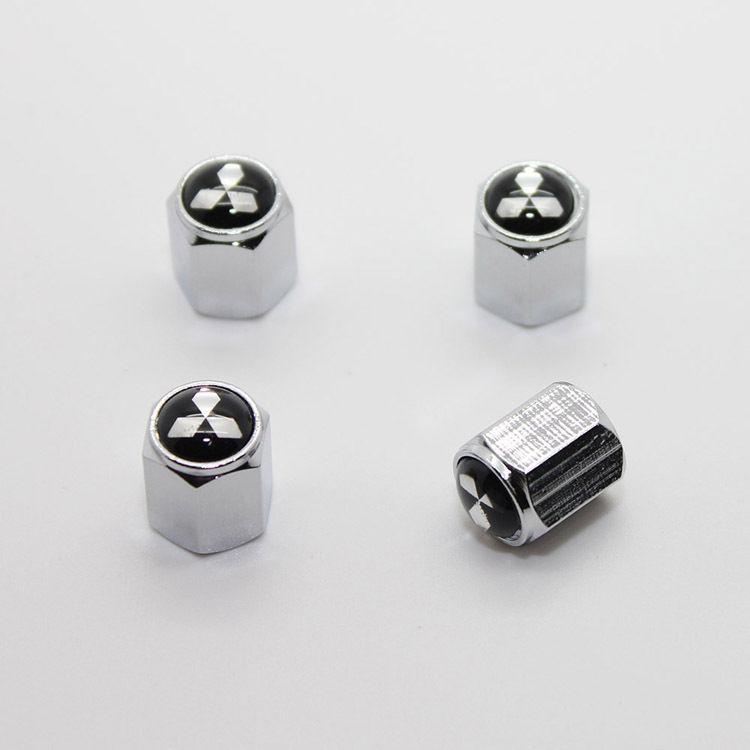 4pcs car tire wheel valves airtight  stem caps for mitsubishi all model