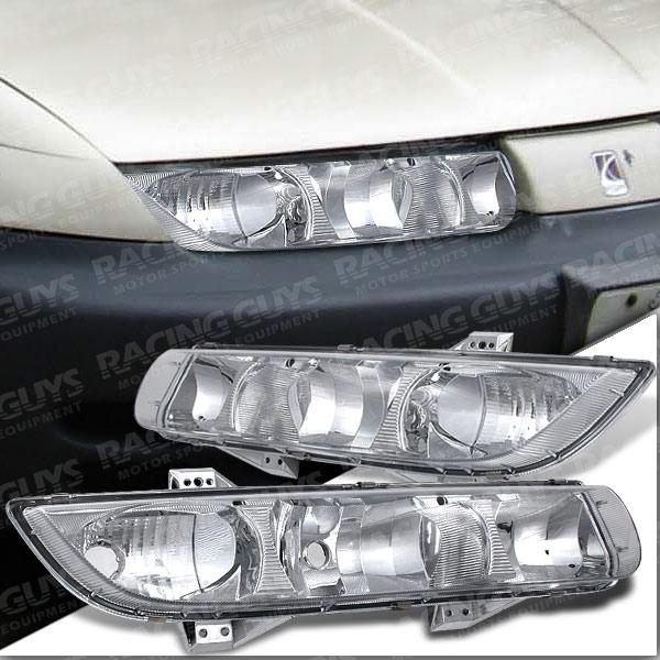 96 97 98 99 saturn sl2 sl1 sw1 sw2 euro clear headlight headlights new set