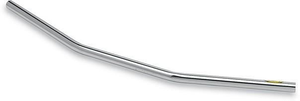 Flanders 1 inch drag bar wide 18 degree plain chrome for harley