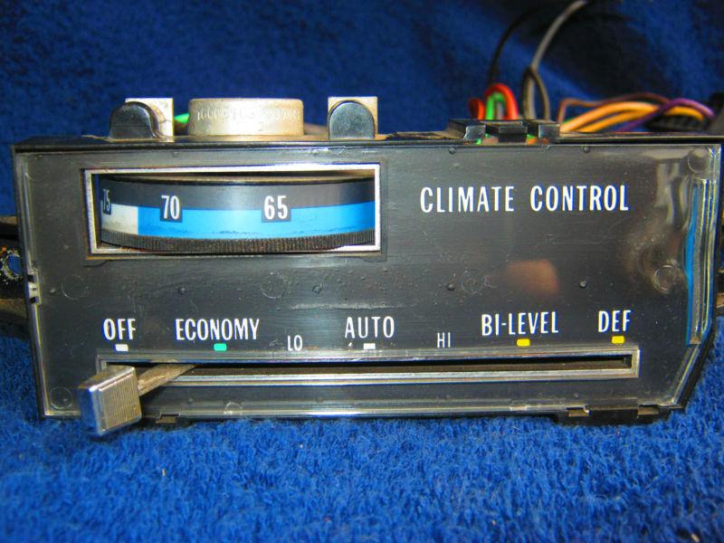 76-79 cadillac seville  climate control panel oem