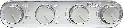 Vintage air 491200-rua control panel aluminum polished gen ii in-dash kit