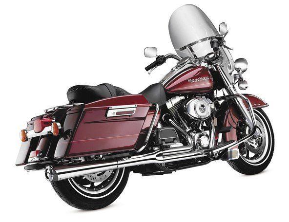 Supertrapp 2:1 supermegs exhaust chrome harley-davidson flst 1984-2011