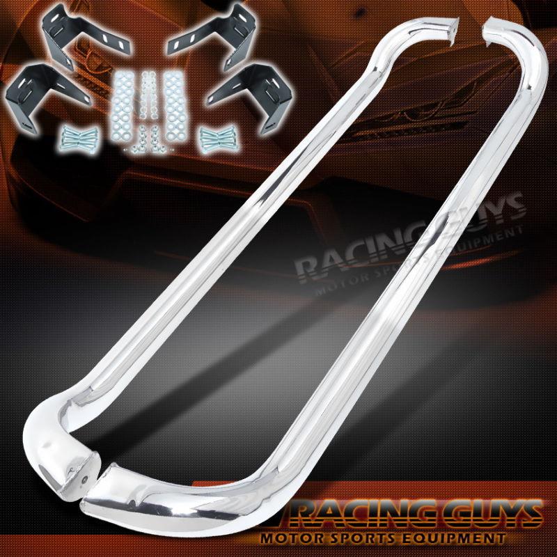 06-10 mercedes benz w164 nerf bars ml350 side step boards stainless steel rail