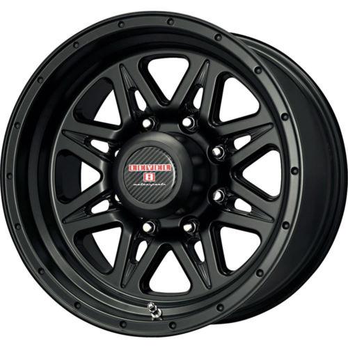 16x8.5 black level 8 strike 8 wheels 8x170 -6 lifted ford f-250 f350 excursion