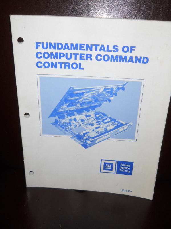 1983 gm fundamentals of computer command control service manual #16016.05-1
