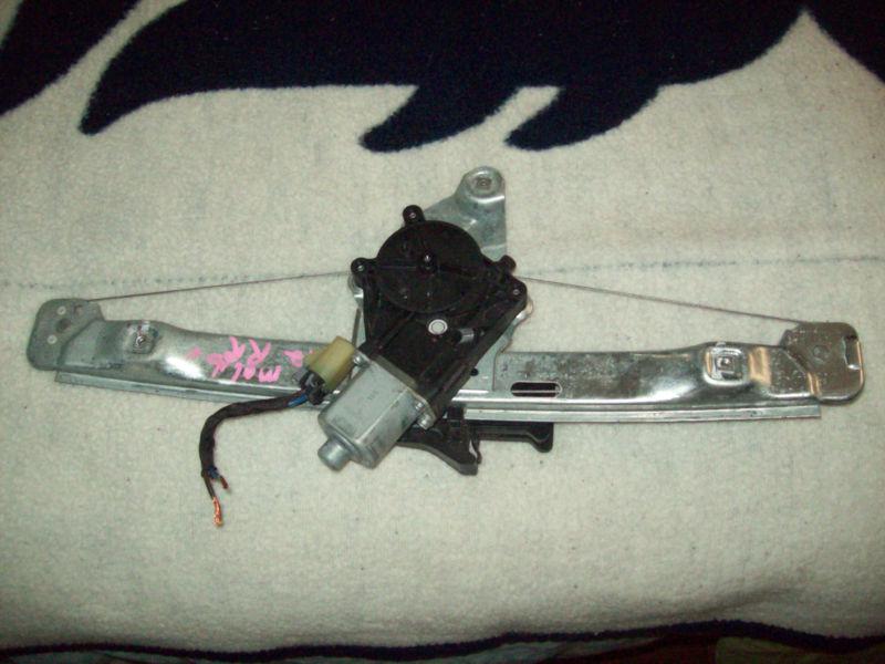 Aura malibu hybrid rear window regulator & motor passenger side right