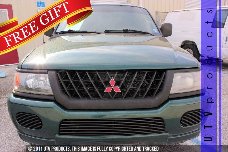 2000 - 2004 mitsubishi montero sport 3pc combo black billet grille kit 00 01 02 