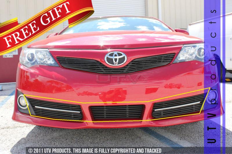 2012 - 2013 toyota camry se 5pc bumper black billet grille kit custom 12 13