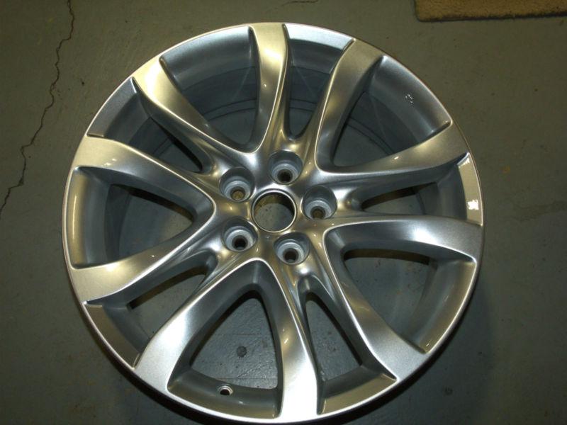 2014 mazda 6 wheel, 19x7.5, 5 double spoke, full painted silver