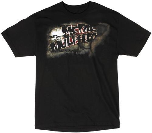 New msr metal mulisha deface adult cotton tee/t-shirt, black, small/sm