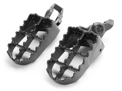 Mx foot pegs motocross dirt bike footrests l & r for 2002-2013 honda crf450r