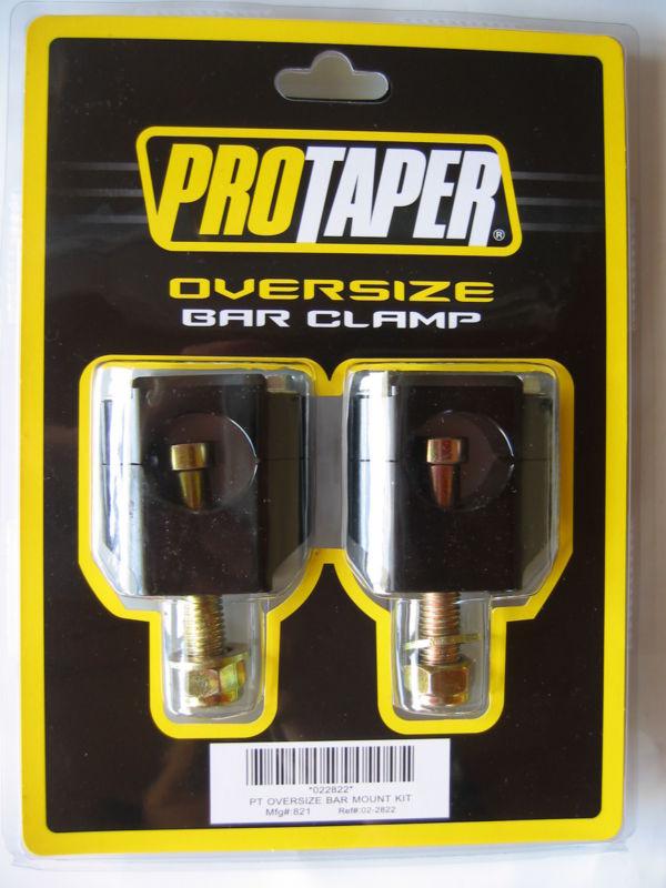 Pro taper protaper rubber mount kit fat bar clamps 1-1/8" new